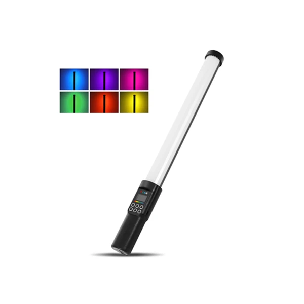 

Original Factory PULUZ RGB Photo Handheld Stick Light with Barndoor 6500K Full Color Fill in Light