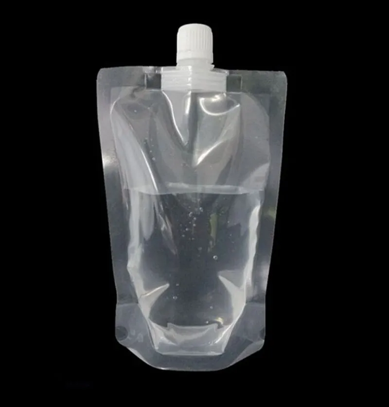 50 Ml - 2100 Ml Fully Transparent Plastic Spout Drinking Water Juice 