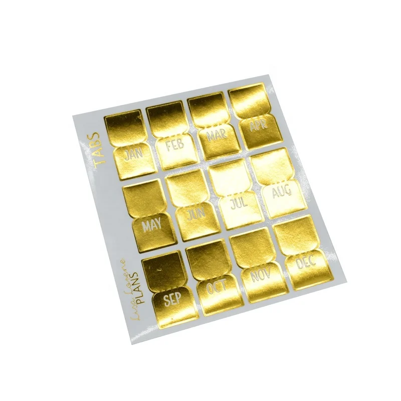 

Custom Decorative Transparent Kiss Cut Clear Planner Sticker Sheet Printing