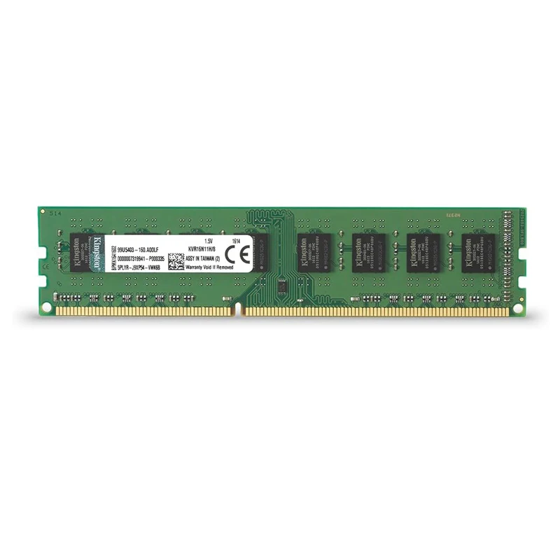 

King ston Value RAM 8GB 1600MHz DDR3 Non ECC CL11 DIMM STD Height 30mm Desktop Memory KVR16N11/8