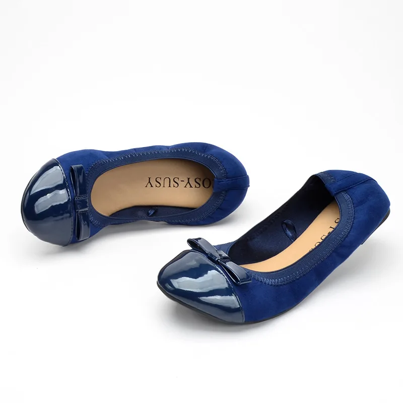 

bow knot sweet women ballet flat shoes with soft sole comfy ballerina, Multi