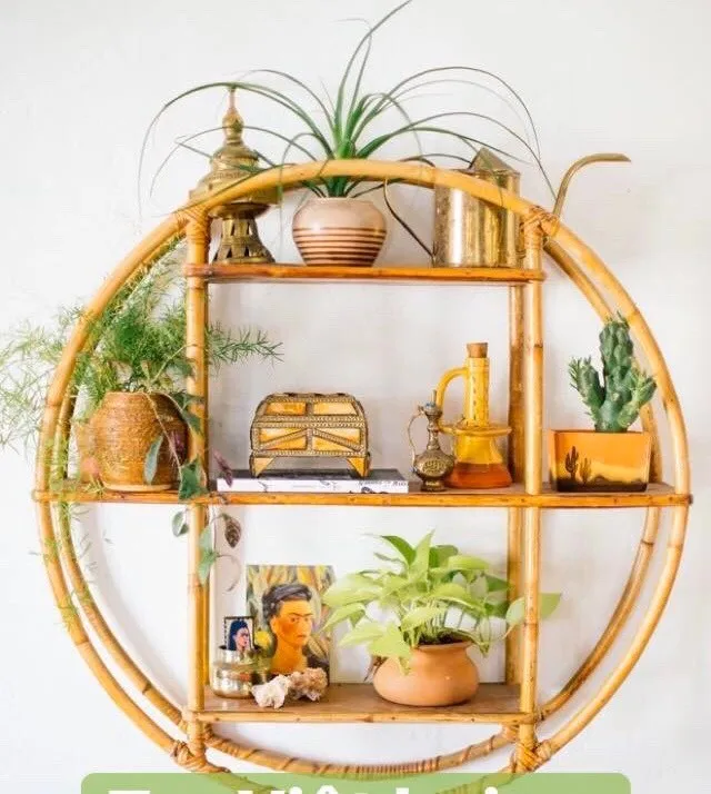 Hot Buy Hand Made Rattan Shelf For Home Decor - Buy Rattan Shelf,Shelf