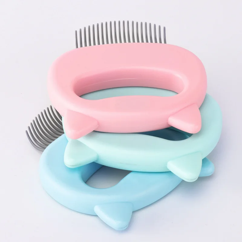 

cat hair combed cat comb massager cat comb, Blue, pink, green