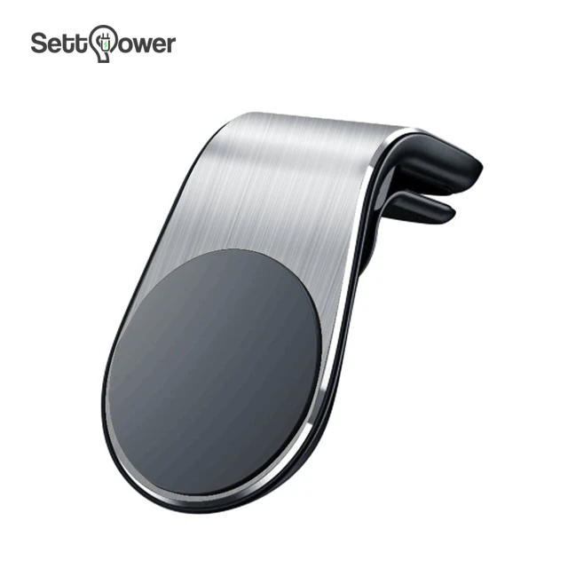 

360 Free Rotation Magnetic Car Mobile Phone Holder Settpower F3, Black&white