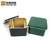 Classical cheap plain Mini Square Tin Can Metal Box Square Shape local producers