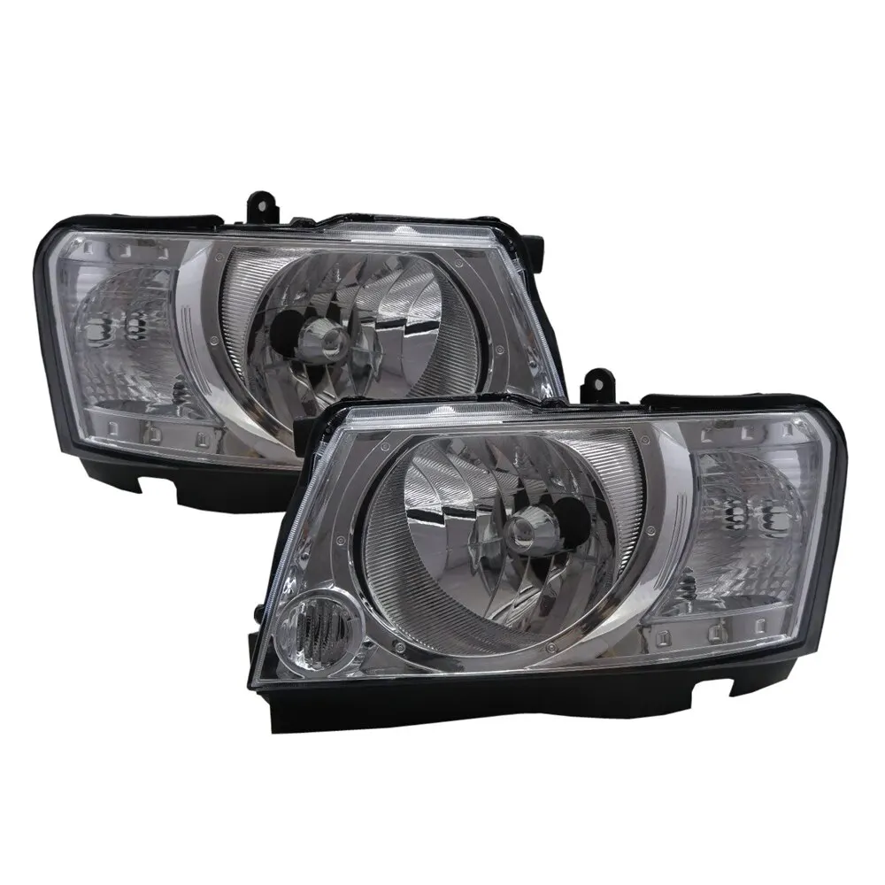 

Patrol GU4 Y61 MK5 2004-present SUV 5D Crystal Headlight Chrome for NISSAN LHD