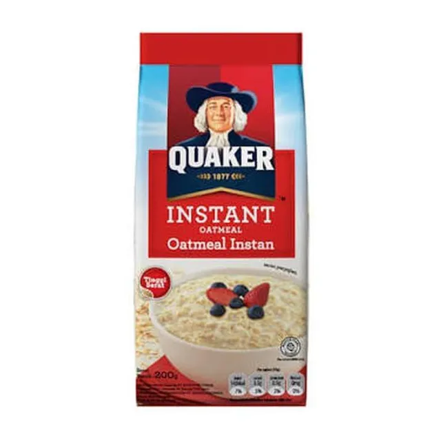 Quaker Instant Oatmeal 200g Buy Quaker Quaker Oatmeal Quaker Breakfast Cereal Product On Alibaba 