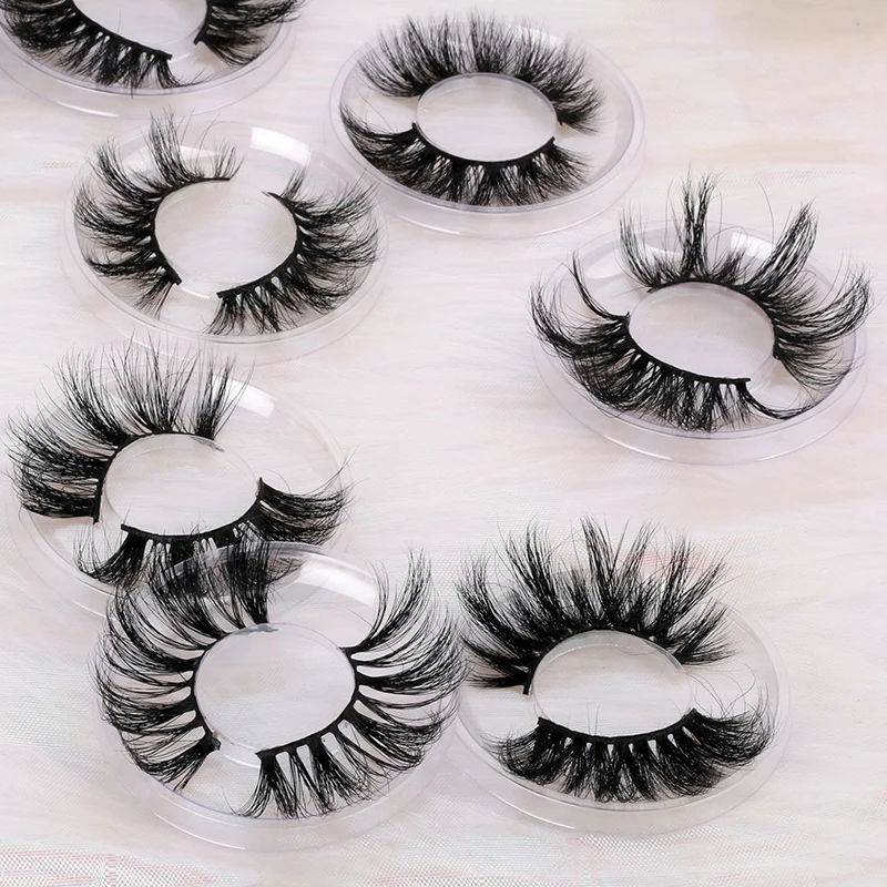 

Long Dramatic Mink Lashes 25mm Real Mink Eyelashes Private Label 5D Dramatic 25mm Eyelashes Fluffy 25 mm Mink Lahes Wholesale