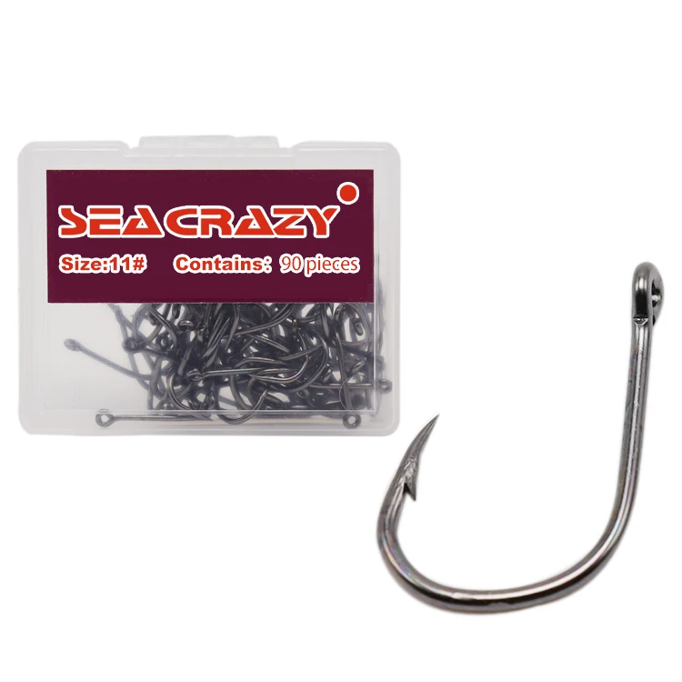 

Factory wholesale Outlet Fishing Carp Ring Set With Circlem Resistance Barbed Fishing Hook Box