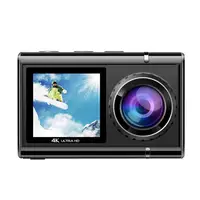 

2019 selfile style action camera 23.5 inch big screen and 1.5 inch front sreen mini action cam