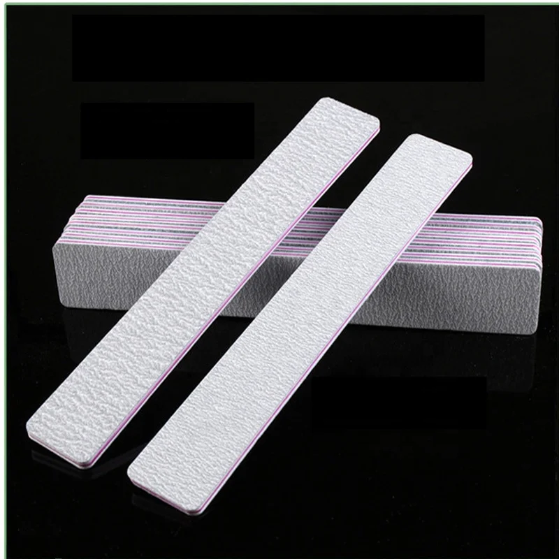 

manufacture hot selling supplies Beauty nail buffer private nail supplies nail file strips, White