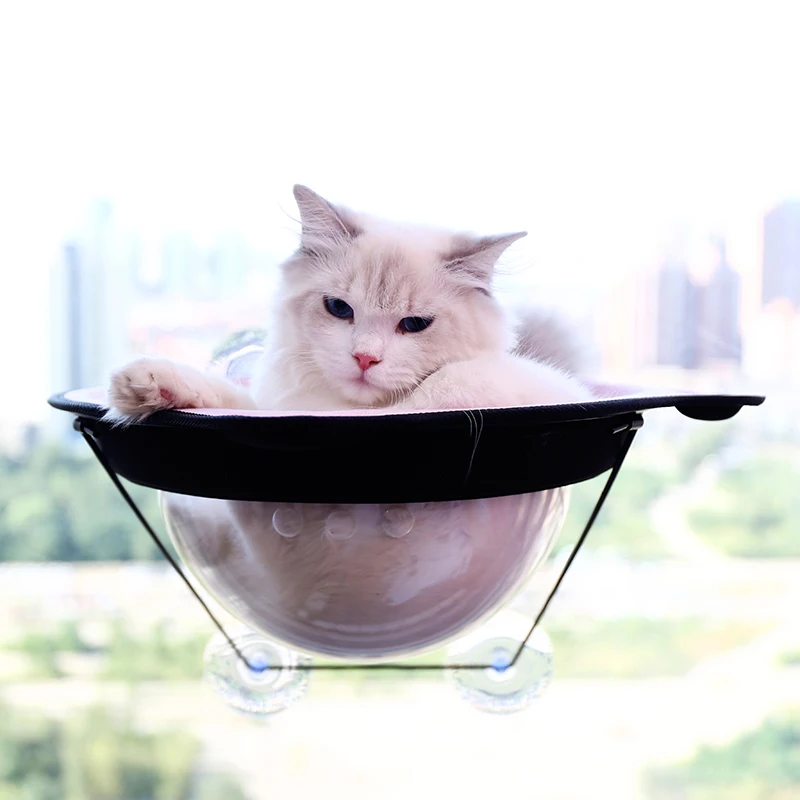 

Cat Window Hammocks Window-Mounted Cat Bed with Strong Suction Cups Hold Up for Cats and Small Dogs, Picture