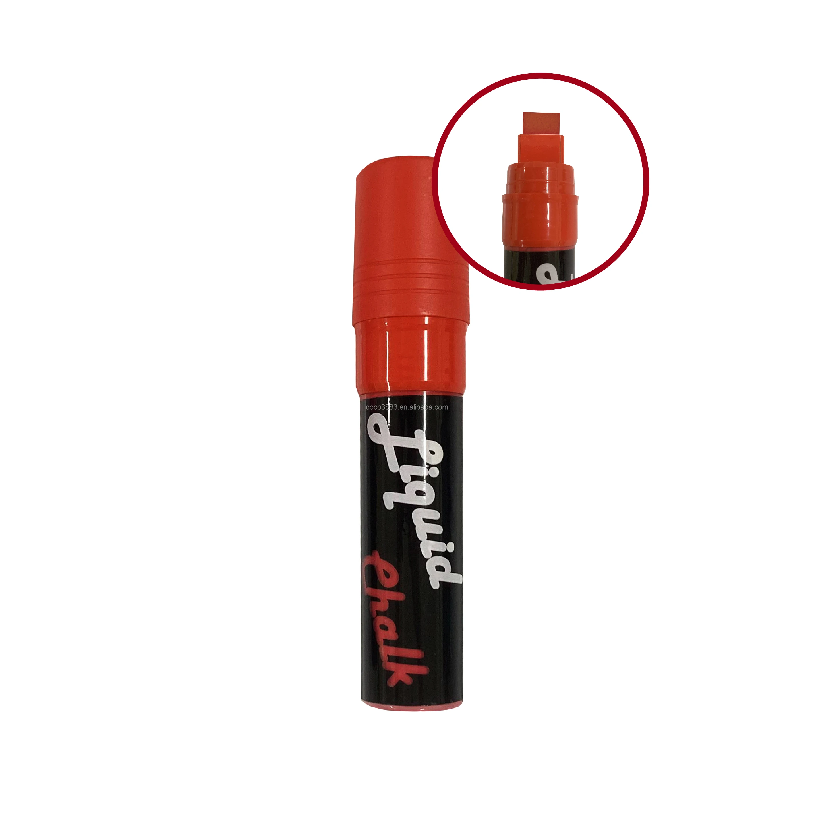 

Fluorescent Ink 15 mm Flat tip Liquid chalk marker for non porous surface