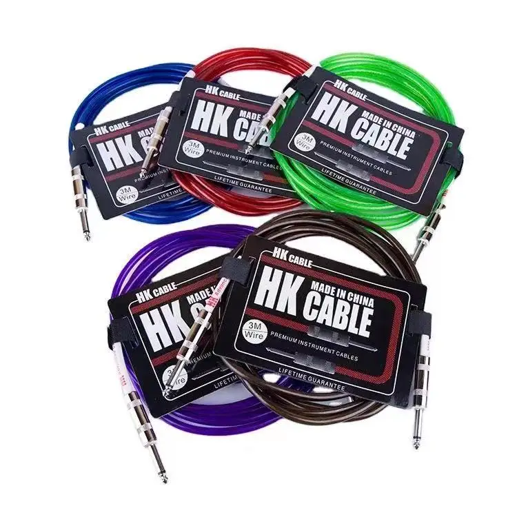 

wholesale 3M Guitar Audio cable noise reduction for guitarra Stringed Instruments Parts & Accessories