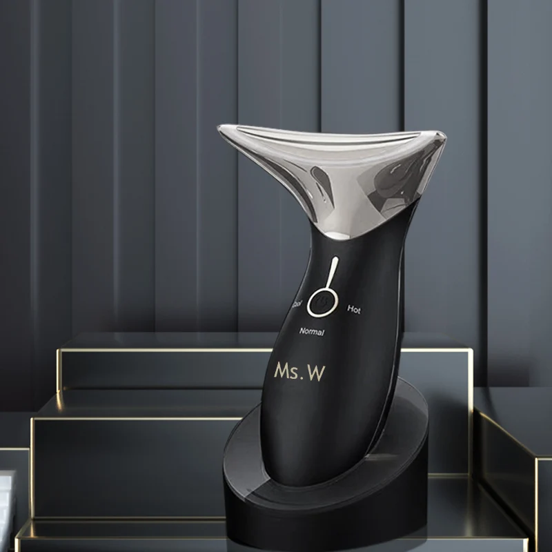 

Ms.W new Home-Use 5 in 1 Skin Care Beauty tools Face Massager, Black +silver