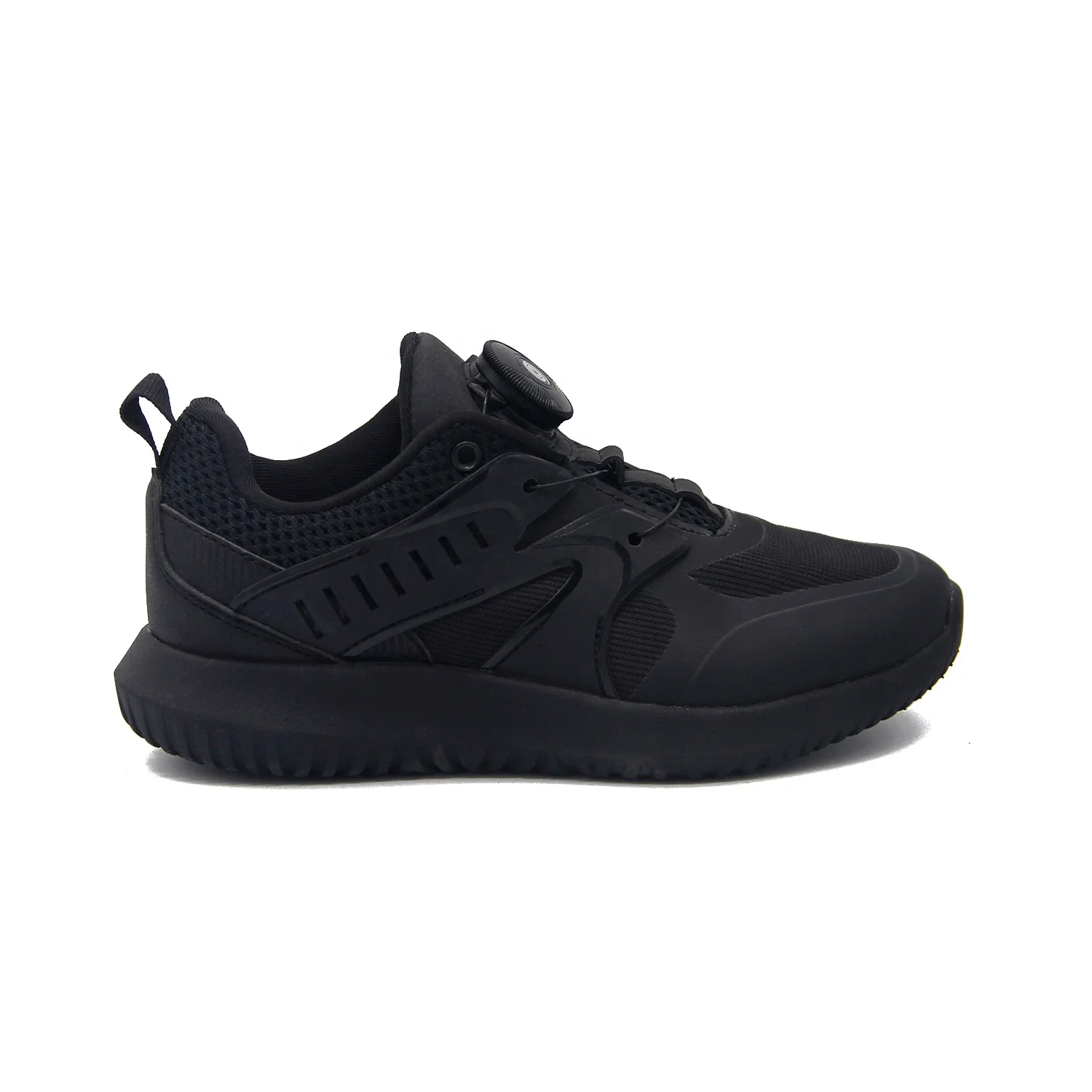 

Automatic Shoelaces Latest Leather Children's Shoe Black Children School Shoes