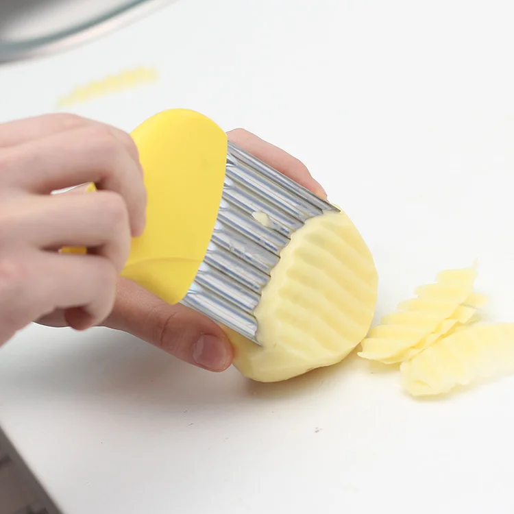 

Japanese Kitchen Potato Wavy cutter, Custom color