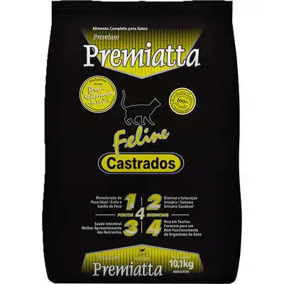 
Premiatta Feline Cat Food for Castrated Cats - 10.1 Kg 