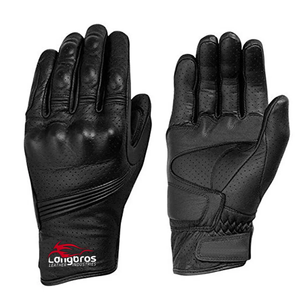 
Wholesale Latest Style Motorbike Leather Gloves Good Quality Motorbike Gloves Different Design Motorbike Leather Gloves 
