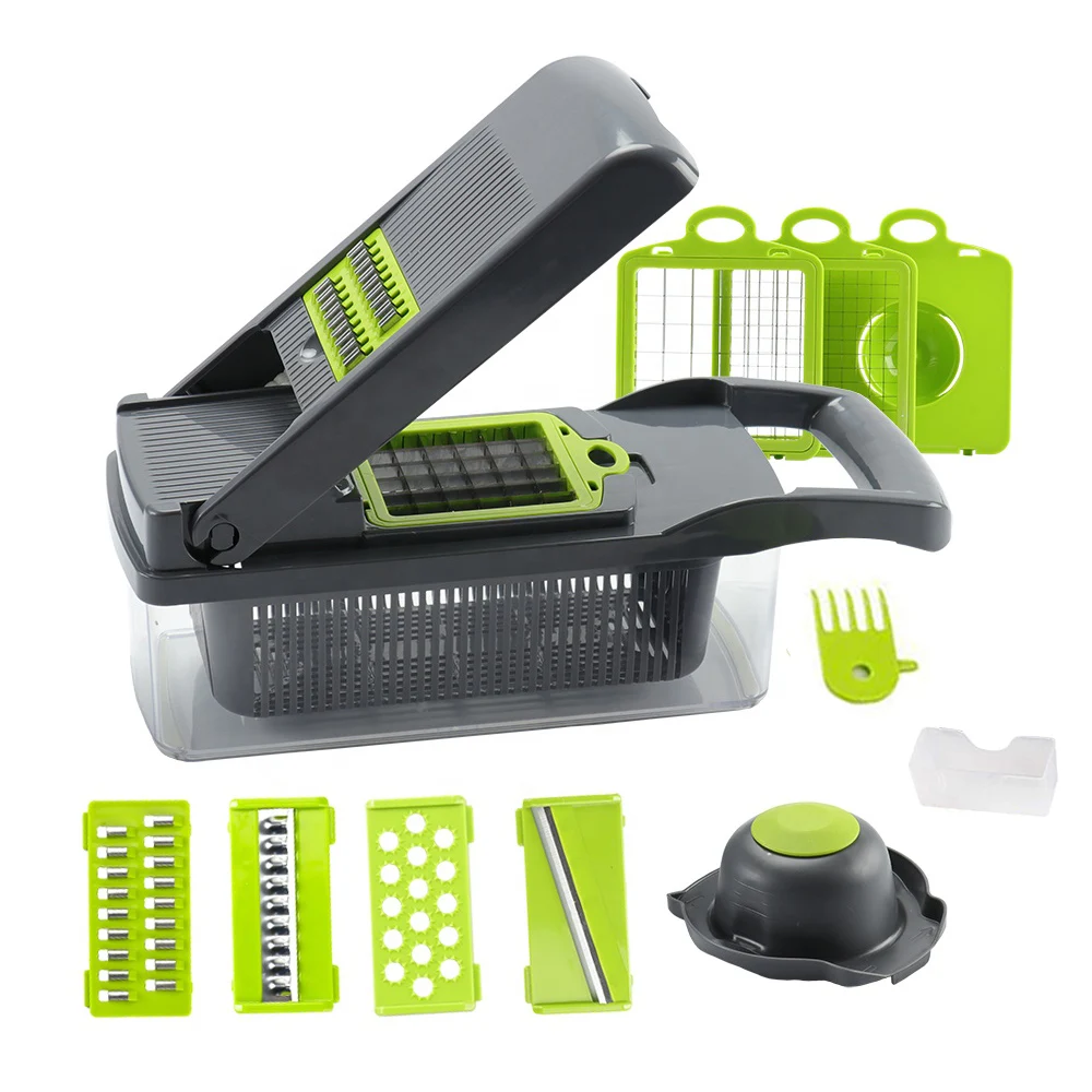 

Hot Sale Kitchen Knife Stainless Steel Shredded Slicer Manual Handle Feature Vegetable Twister Chopper Cutter