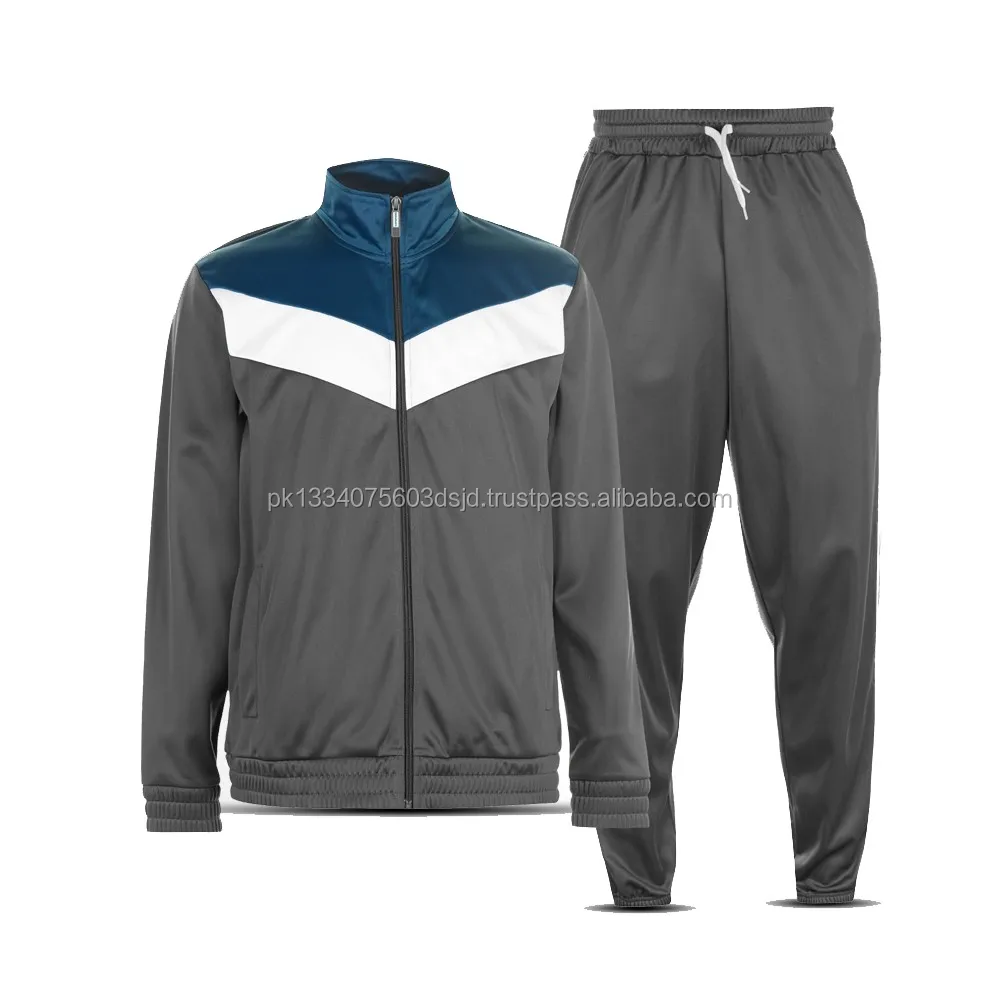 Design Your Own Tracksuit Custom Clothing Two Piece Sets Mens Fitted ...