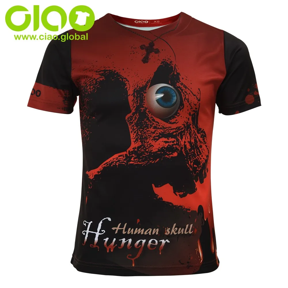 

wholesale polyester football mesh fitted shirts men t-shirt