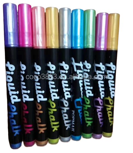 

Top selling 3.5 MM Round tip Non toxic Metallic color Glass Marker