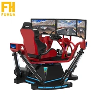 

China Factory Virtual Reality VR Car Driving Three Screen 4d VR Car Racing Simulator