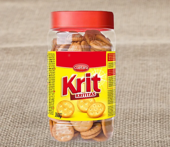 Krit Salted Crackers,Ideal For Snacks,350 G. Cuetara,A Leading Spanish