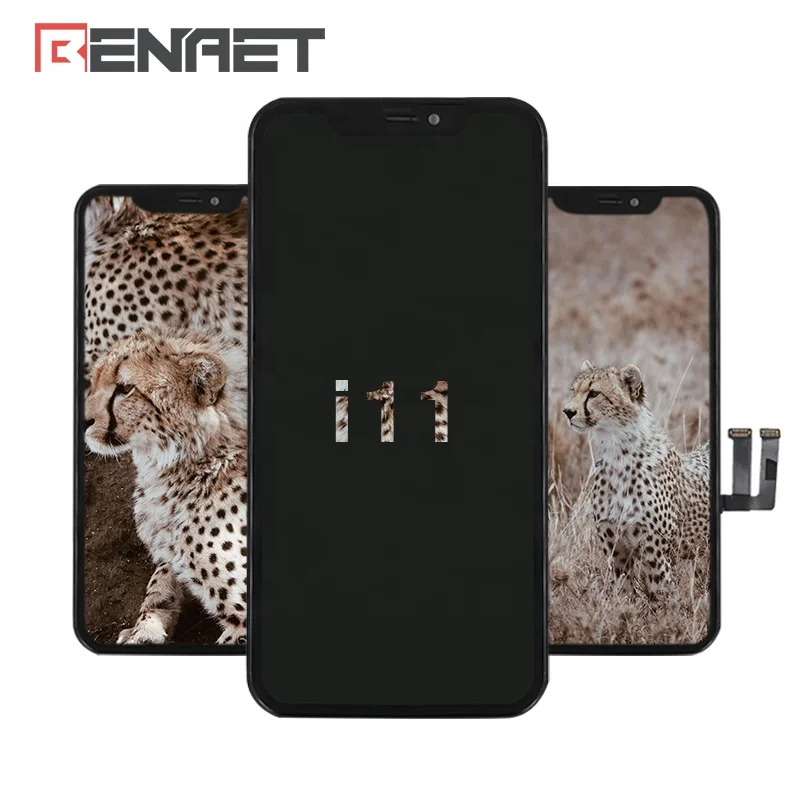 

Original For iphone 11 Pro max display digitizer screen with Touch Screen Assembly For iphone 11 LCD Screen, Black white