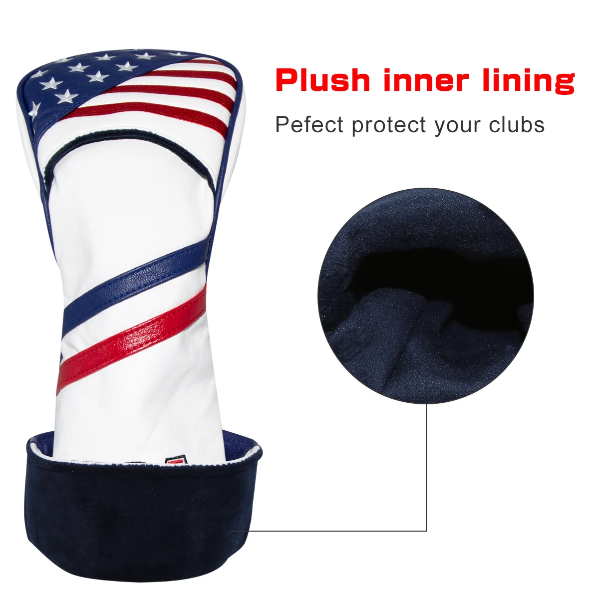 Golf Club Head Covers,Golf Driver Cover Golf Headcovers Leather Golf