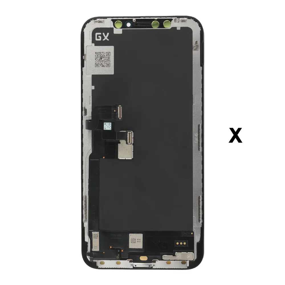 

Hot OEM GX lcd for iphone x gx oled hard display screen, for iphone screen gx lcd replacement, Black
