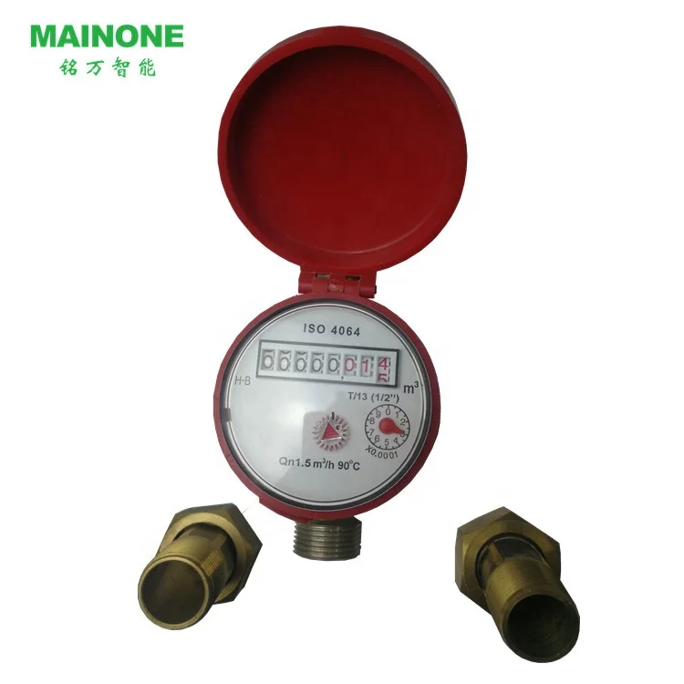 Domestic Water Meter Brass Dry Water Meter Iso 4064 Class B 13mm40mm