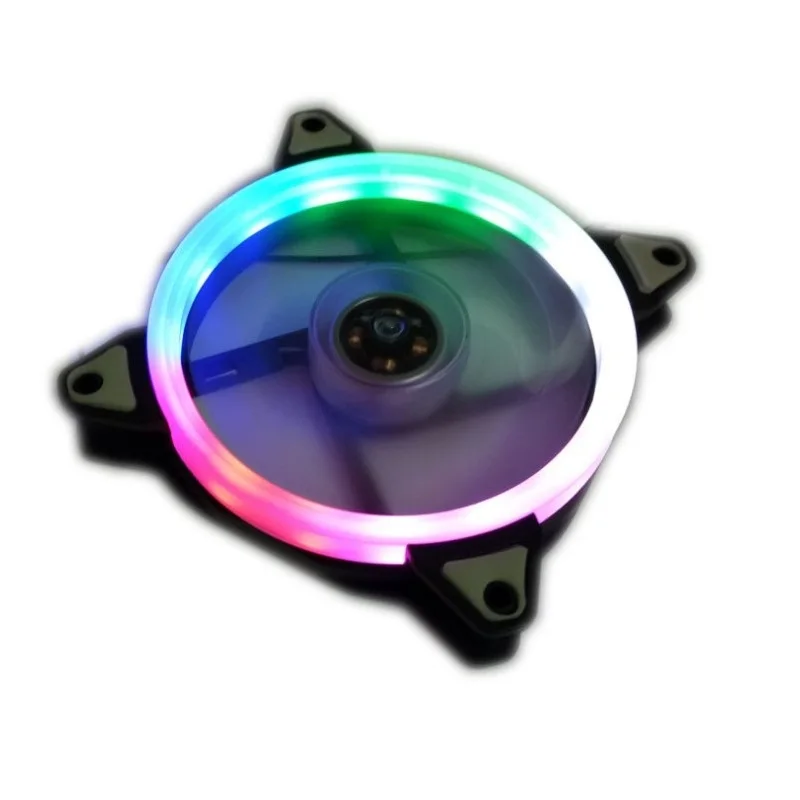 

12cm computer cooling fan 120mm pc case Single LED Glow fans