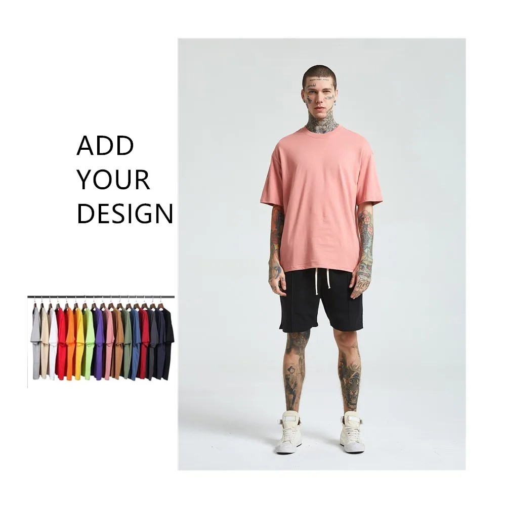 

Custom 100% cotton men plain blank oversize oversized t shirts t-shirts t-shirt