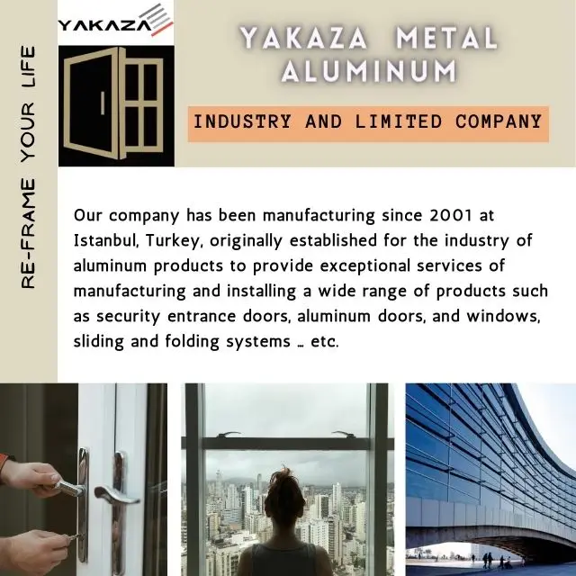 Último Diseño Personalizado De Puertas Delanteras De Aluminio Negro De