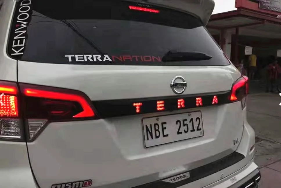 Black Daytime Running Tail Light For Nissan Terra Drl Led Lamps Vehicle