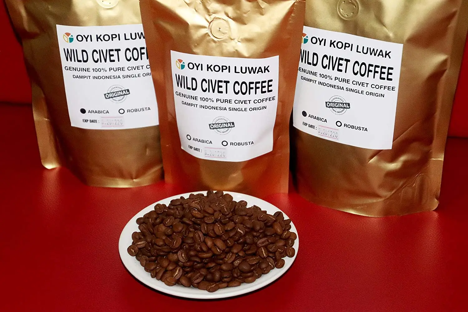 Thai Kopi Luwak 100% Premium Quality Coffee Bean Organic Product Of ...