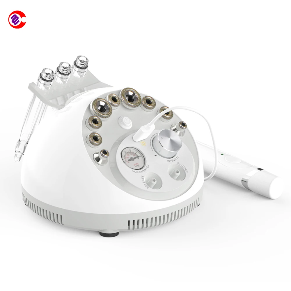 

New 3 in 1 Eye Massager Microdermabrasion Skin Care Laser Acne Scars Reduction Facial Beauty Machine