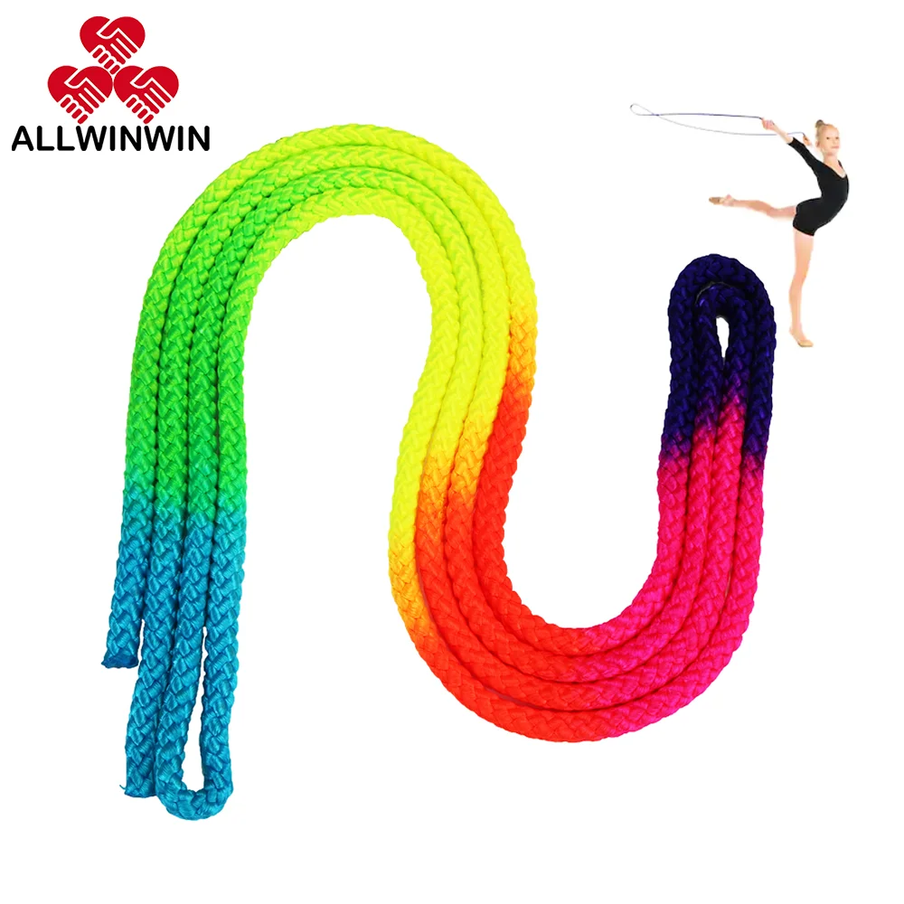 

ALLWINWIN RGP01 Rhythmic Gymnastics Rope - Rainbow 3m Dance Jump