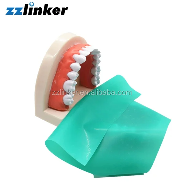 Dental Rubber Dam Sheet With Blue And Green Color Buy Dental Rubber