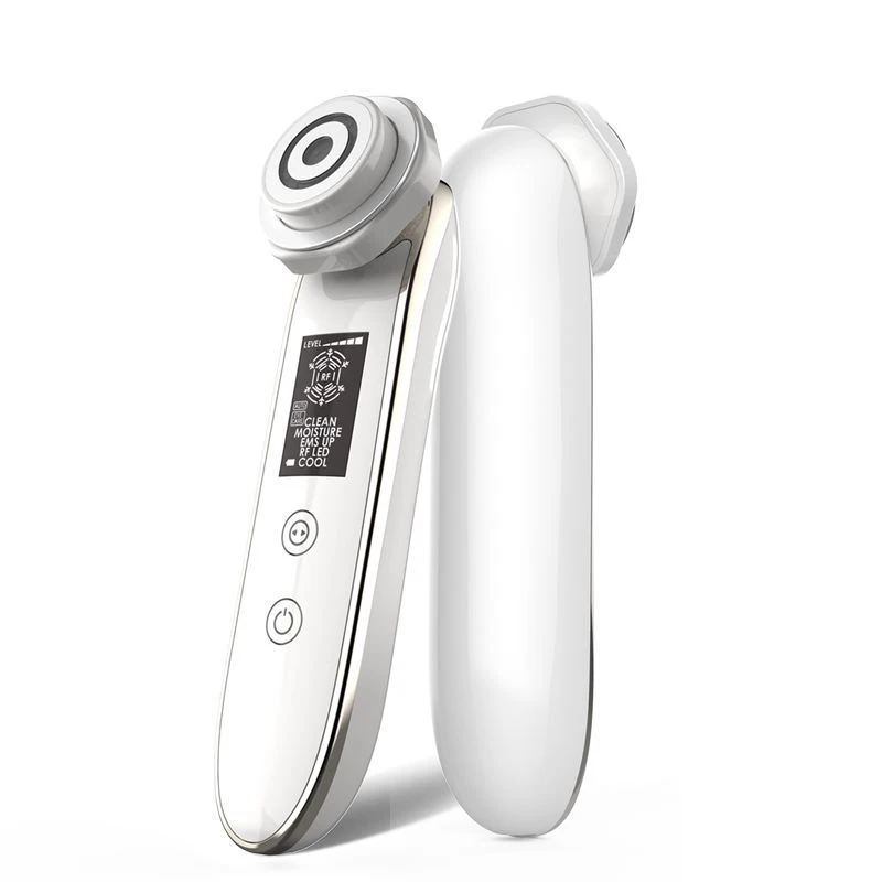 

Face Skin EMS RF Radio Frequency Facial Skin Care Device Face Lift Tighten Beauty Machine, Ivory white/custom color
