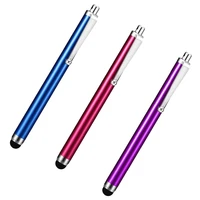 

11cm Metal Touch Pen Smart Phone Screen Stylus Blue Violet Color for ipad iPhone Tablet Smart Phone Capacitor Touch Pens Stylus