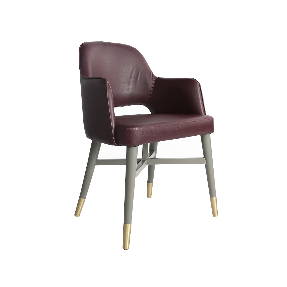 Luxury Design Restaurant Modern Fabric Foax Leather Dinning Chairs Polyurethane Durable Hotsale