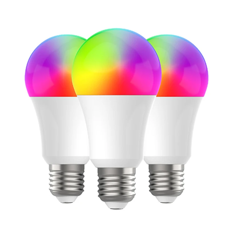 A60 9W Tuya APP Control SMD LED Bulb Dimmable CCT Adjustable RGB Smart WIFI LED Bulb Light Lamp