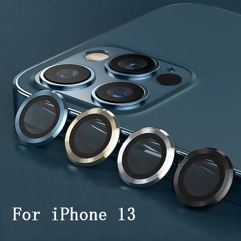 

For iphone 12 Mini camera lens glass screen protector for iphone 6 7 8 plus 1112 13 pro max Mobile phone lens glass, Black