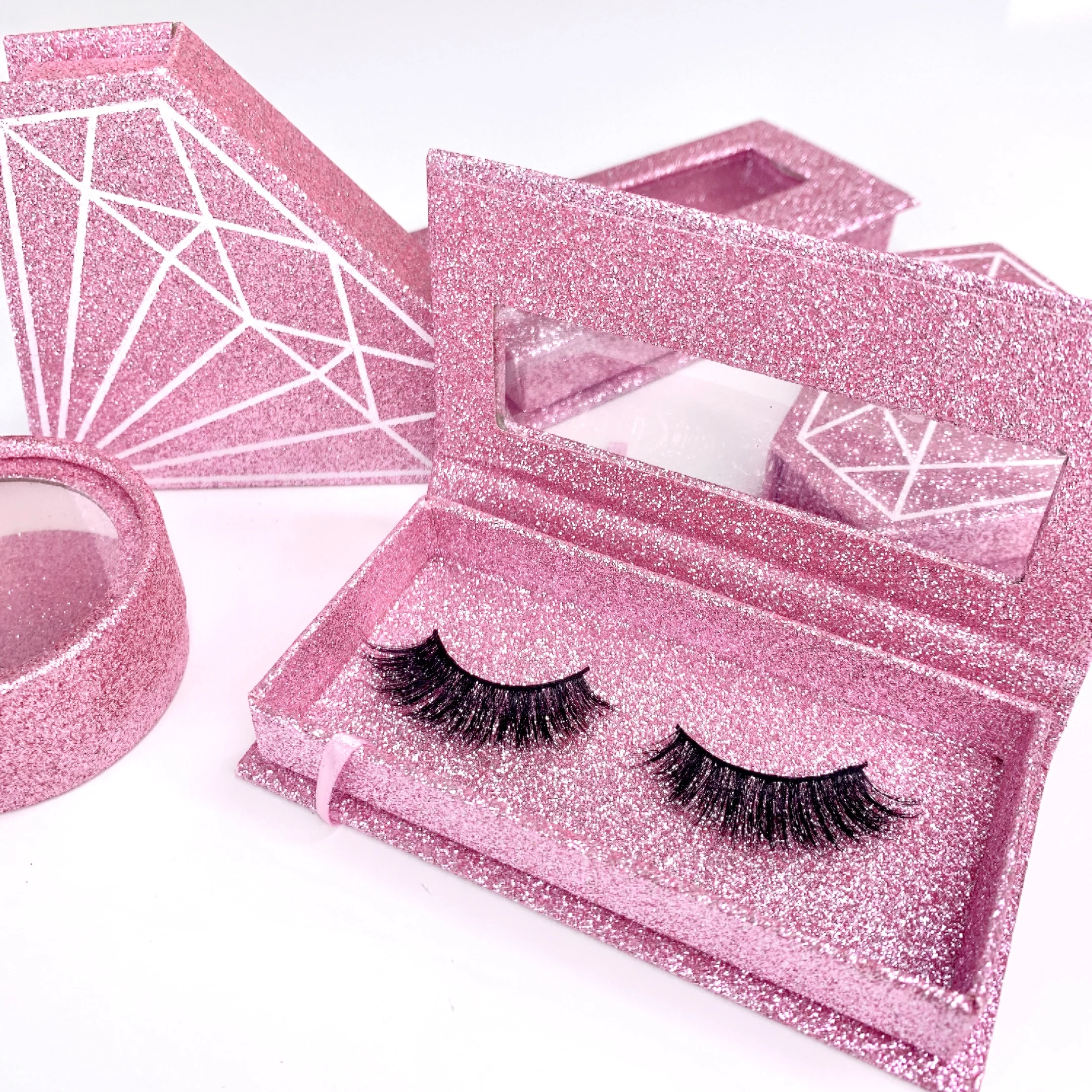 

2021 new arrival 3d mink eyelash distributors natural eyelashes mink lashes 3d wholesale vendor, Black