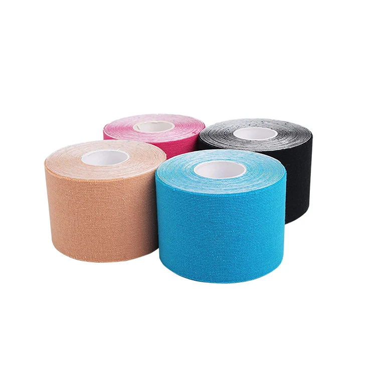 

BLUENJOY Custom Colorful Synthetic Sport Tape Athletic Adhesive Protective Tape, Colorful eelastic waterproof kineisology tape