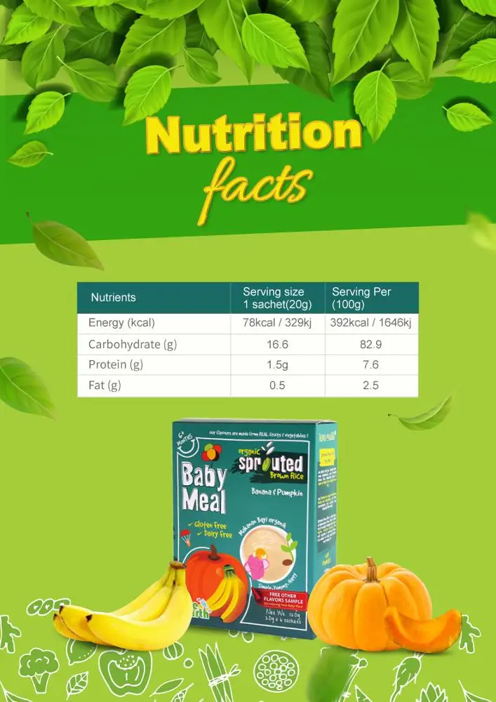 
Quinoa, Pumpkin & Banana Baby Food Creamy 