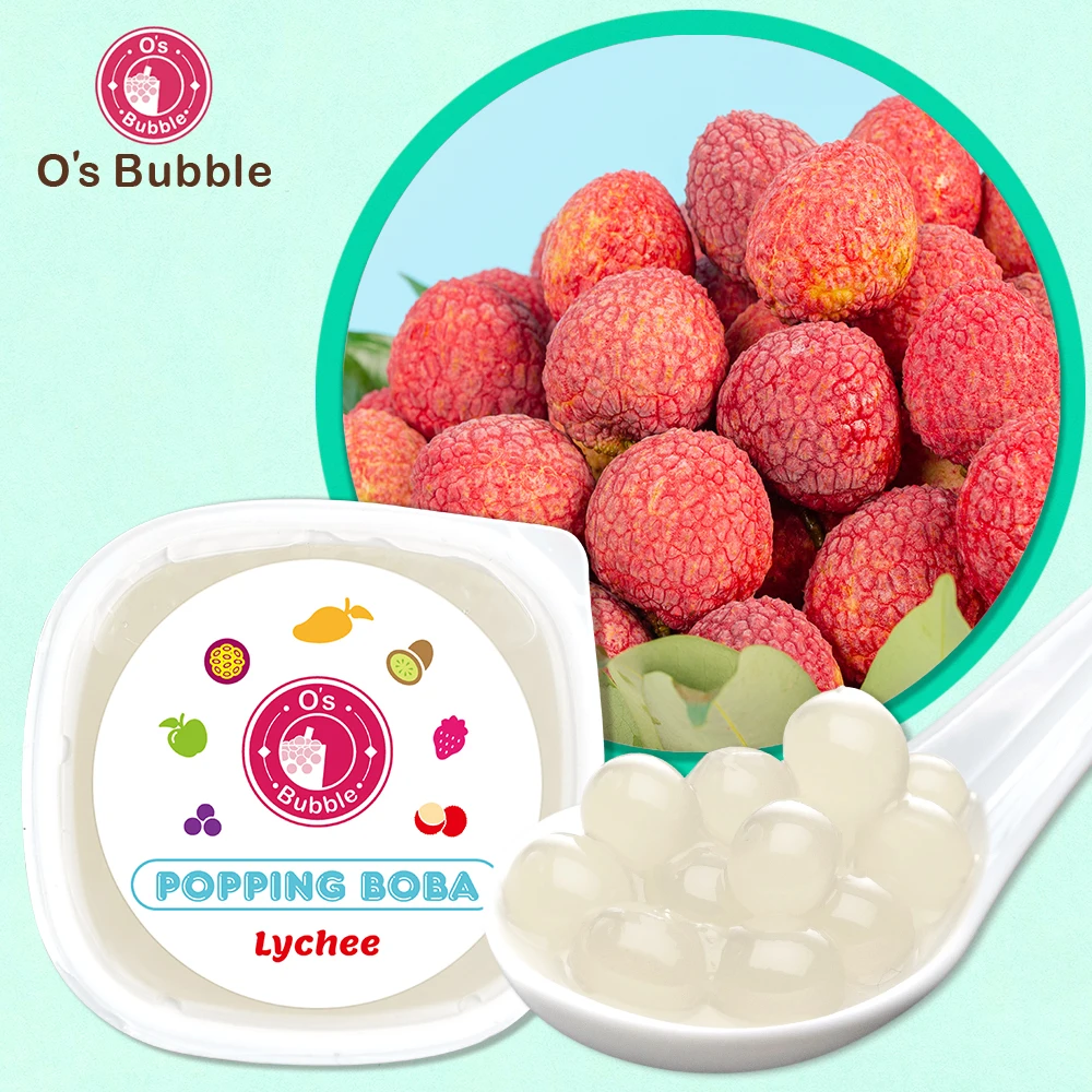 

High Quality shipping included sample 10 cups Fruit Popping Boba